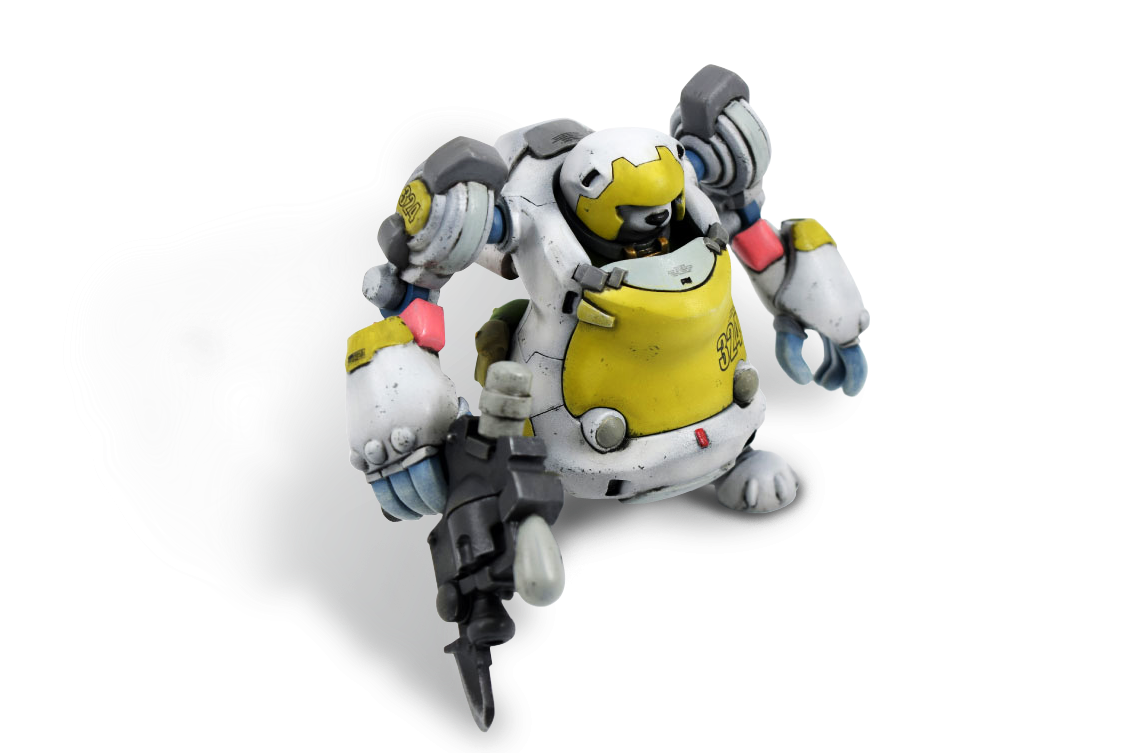 しろ熊 ロボコ3枚セット New シロクマロボ 北極大戦 ミツタケ 324アーツ | クアトロ